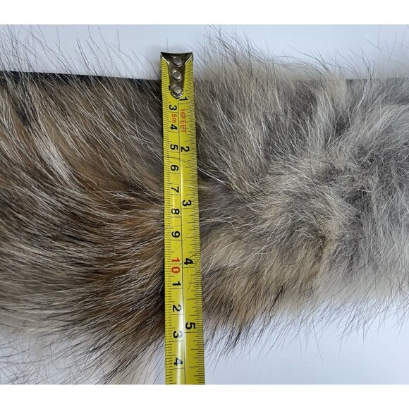 Canada Goose coyote fur trim replacement Green authentic collar S/ M NWOT - Picture 8 of 10
